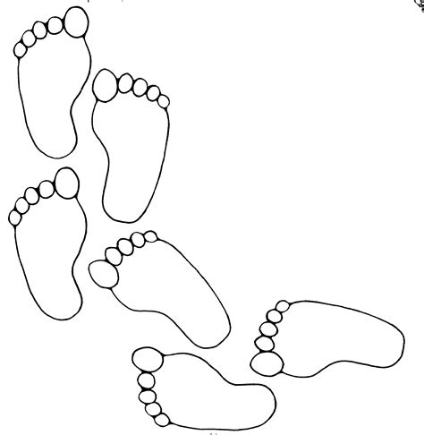 Printable Images Of Footprints